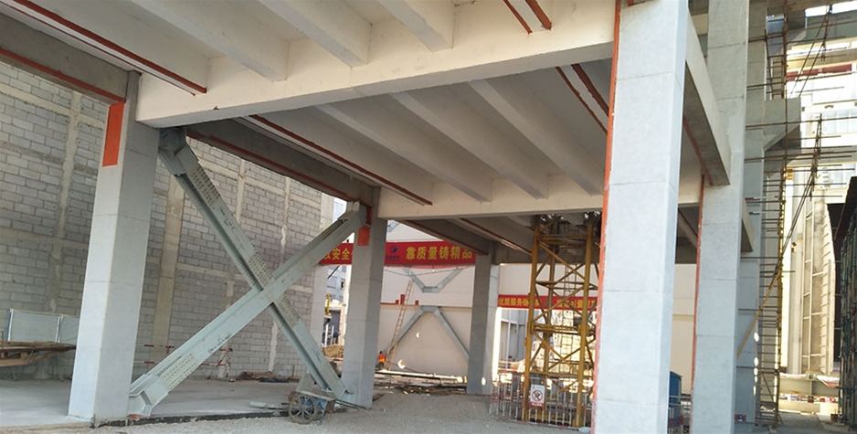 江苏电厂厂房及设备基础清水混凝土透明保护